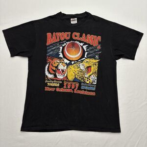 Vintage 1997 Bayou Classic XXIV Grambling vs Southern University T-Shirt Size L